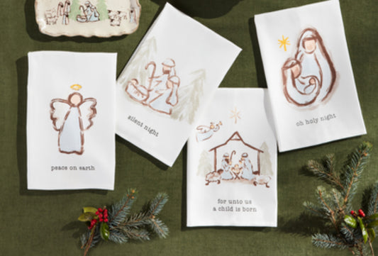 Nativity Tea Towels