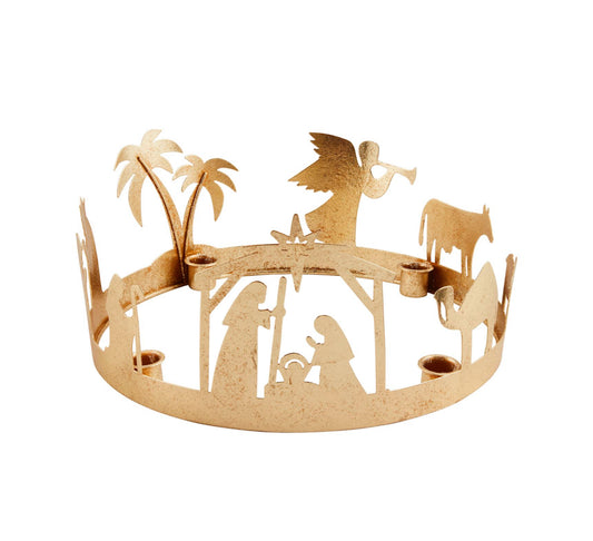 Gold Advent Wreath