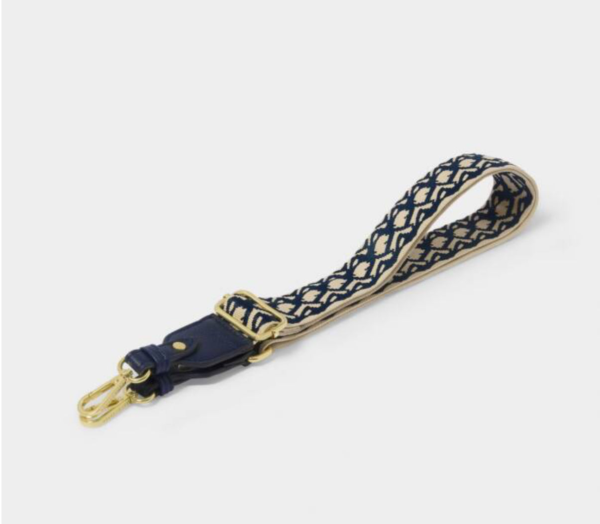 Canvas Strap- Midnight Blue Abstract