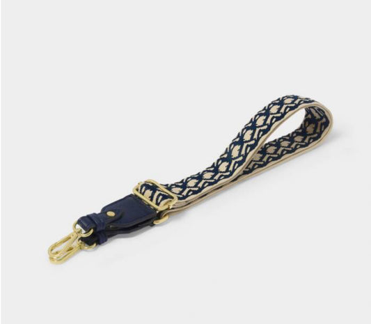 Canvas Strap- Midnight Blue Abstract