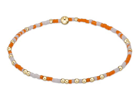 Gameday Hope Unwritten Bracelet -Orange & White