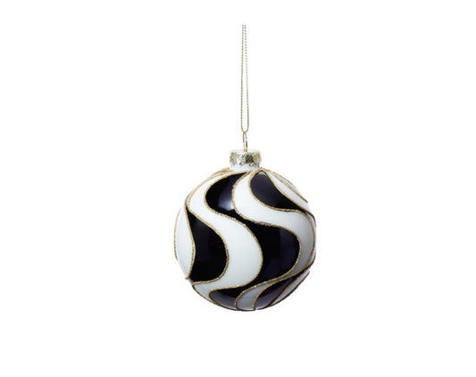 Midnight Flow Ball Ornament