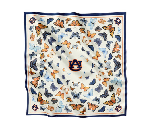 AUBURN SQUARE SILK SCARF