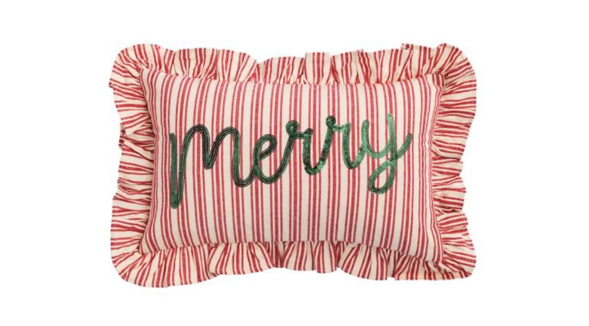 Sequin Christmas Pillow