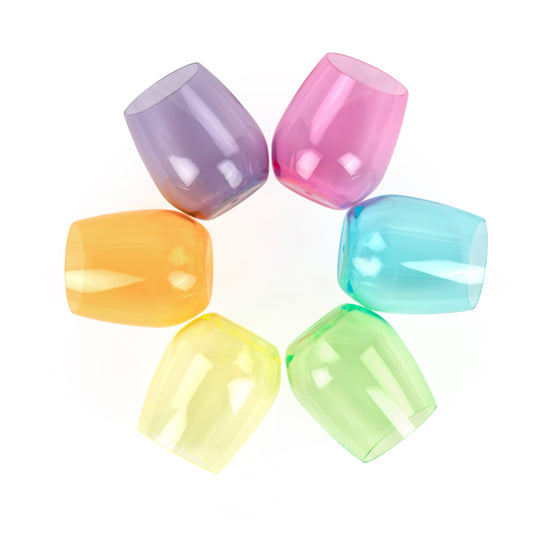 Acrylic Stemless Wine Glasses