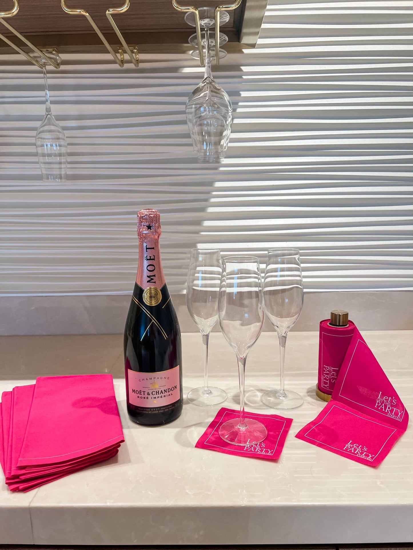 Blush Crush Cocktail Napkin Roll