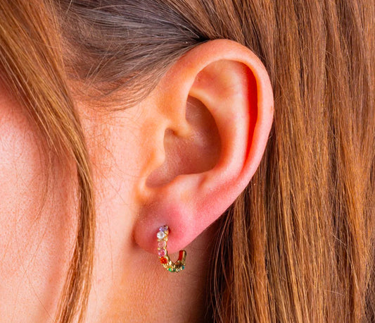 Hallie Colorful Huggie