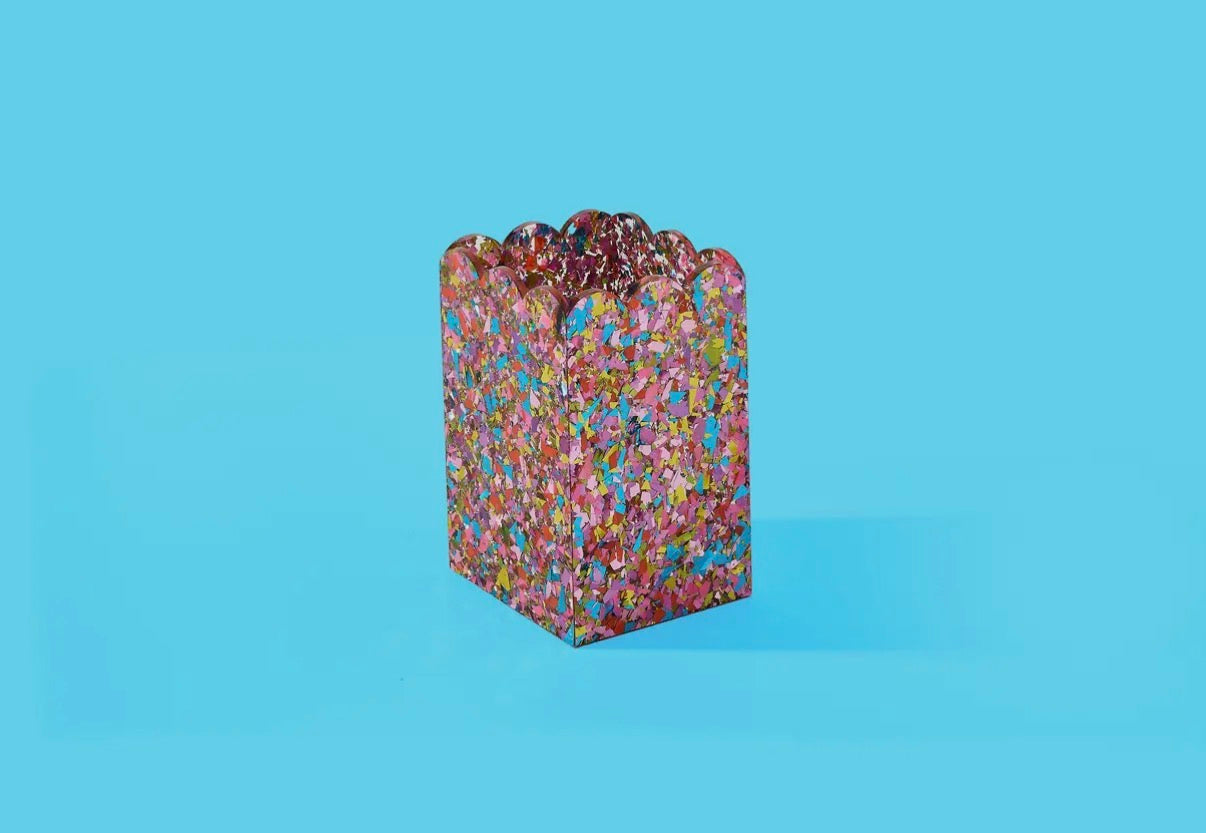Pencil Cup- Happy Confetti