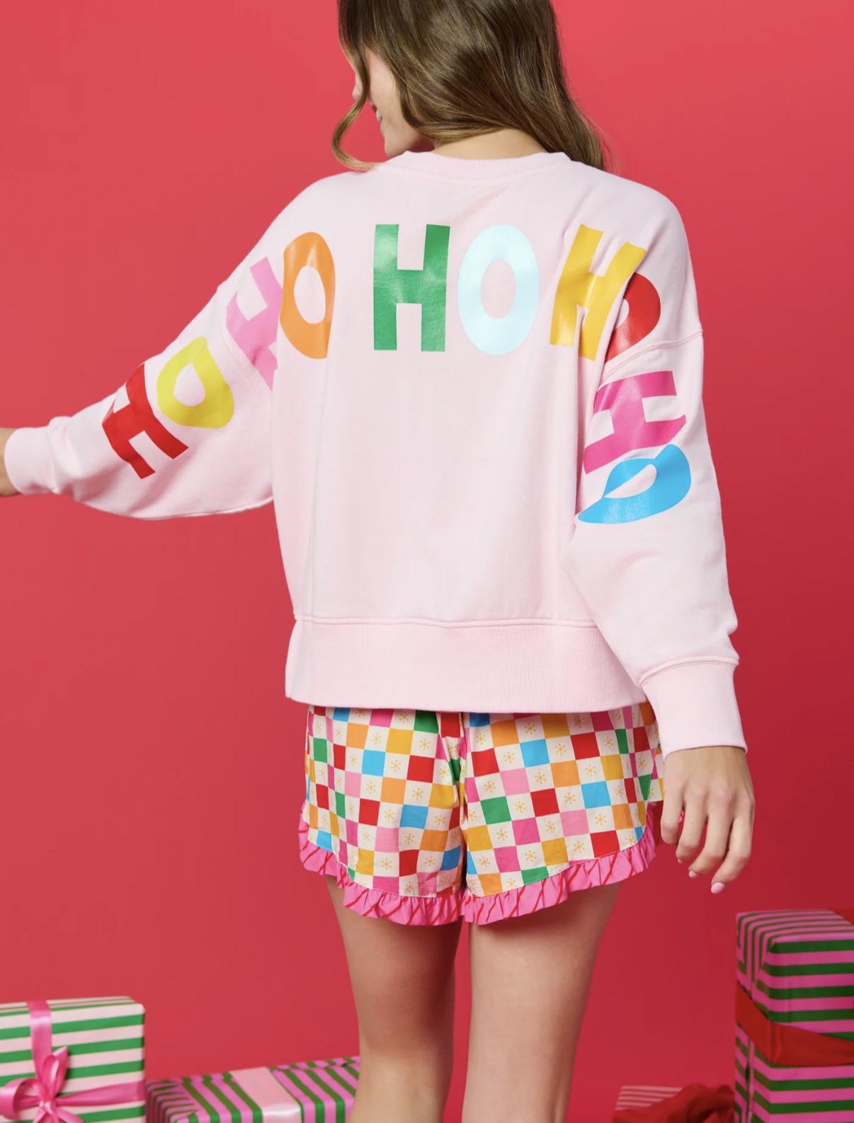 Santa Ho Ho Ho Relaxed Sweatshirt