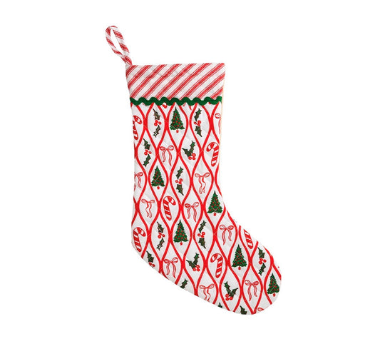 Block Print Stocking