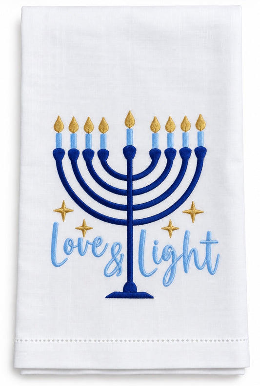 Love & Light Tea Towel