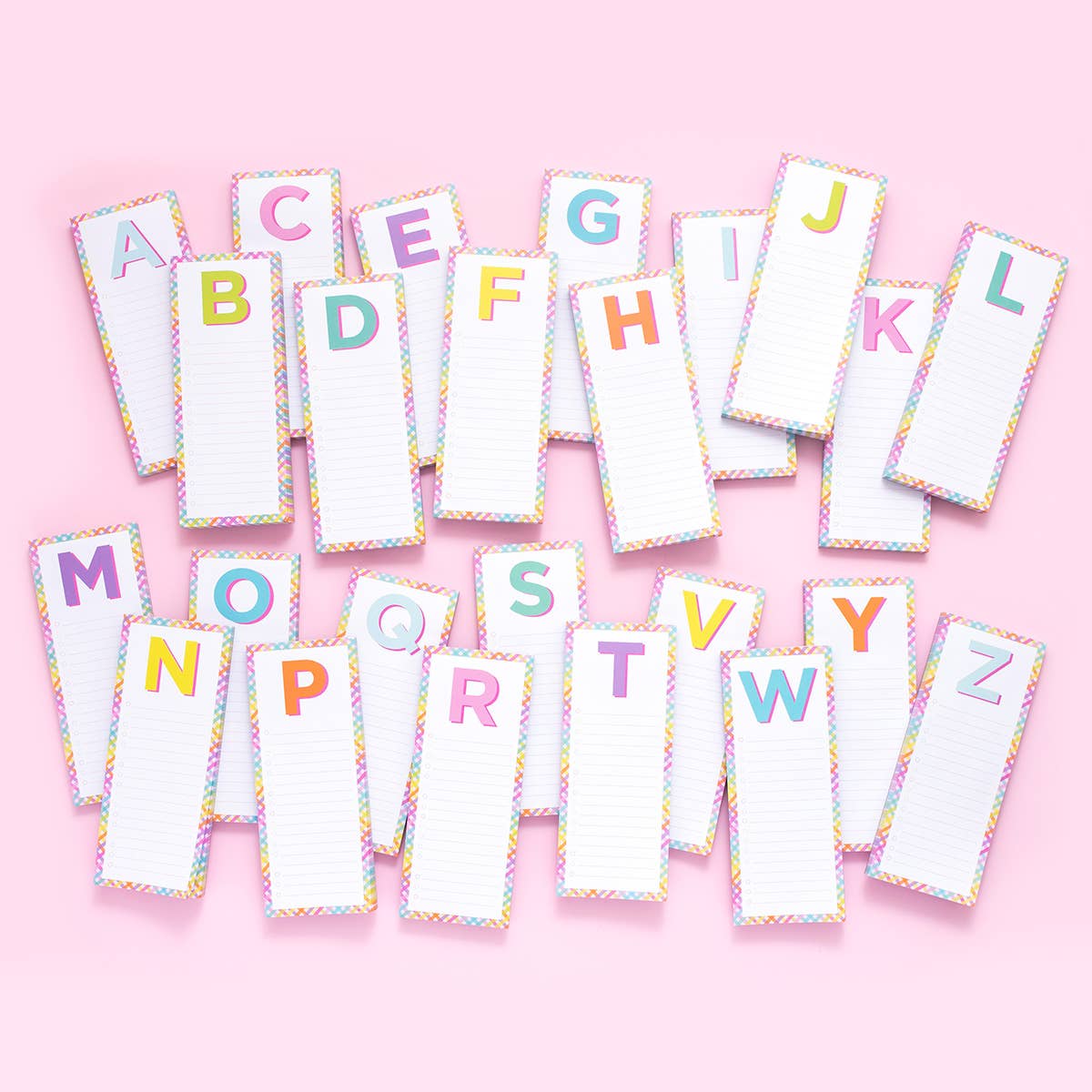 Letter List Pads A-Z: D