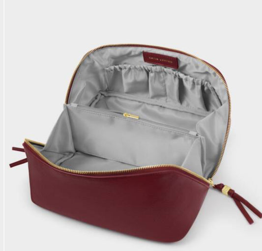 SoHo Make Up Bag Large- Cherry