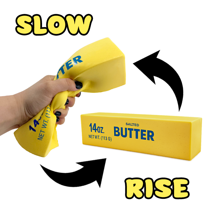 Fun Doh 10" JUMBO Butter Squish Slow Rise Toy