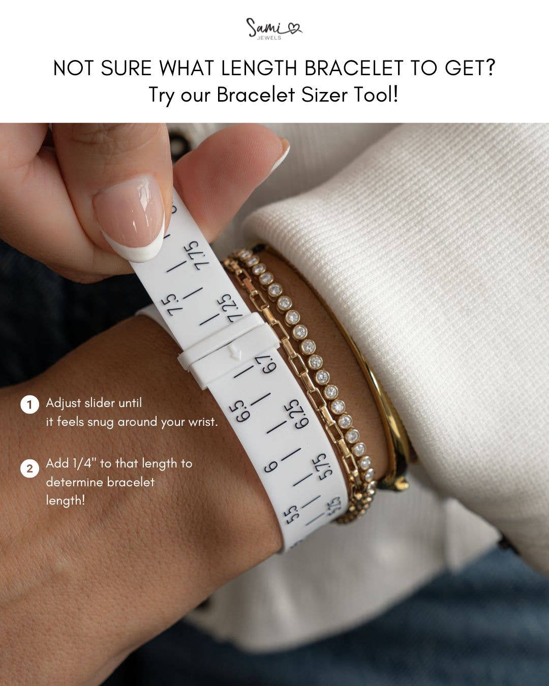 Savannah Bracelet: 6" + 0.5" Ext. / Gold