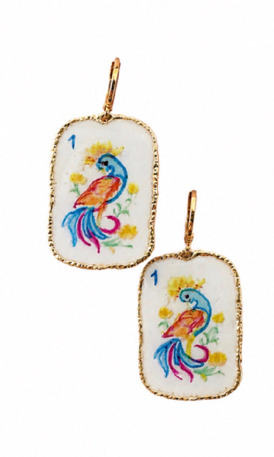 Mahjong Earring
