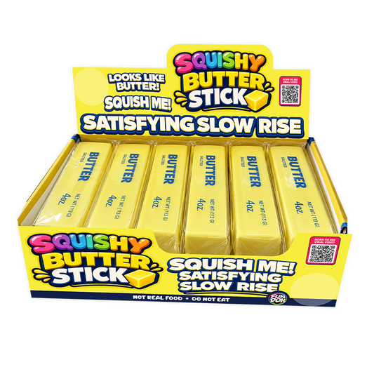 Fun Doh 6" Butter Stick Slow-Rise Squishy Toy