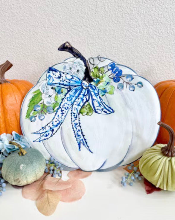 Autumn Hydrangea Pumpkin