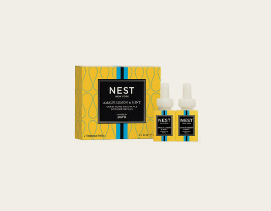 Amalfi Lemon & Mint Refill Duo for NEST x Pura Smart Home Fragrance Diffuser - Smart Vials