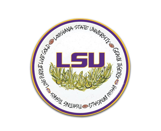 LSU Melamine Plate
