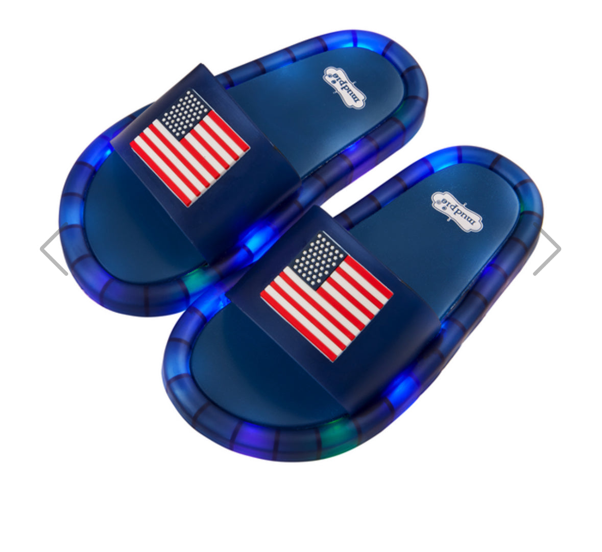 Light Up Toddler Sandals- American Flag