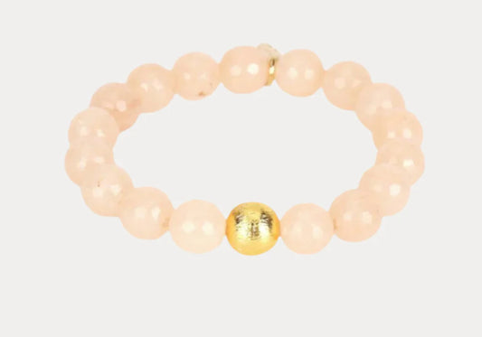 Bianca Beaded Bracelet- Ivory