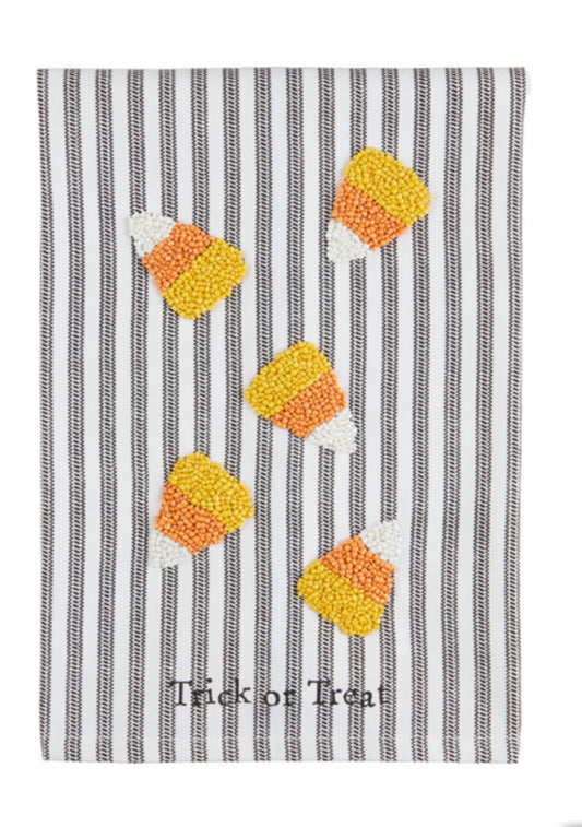 Candy Halloween Beaded Towel