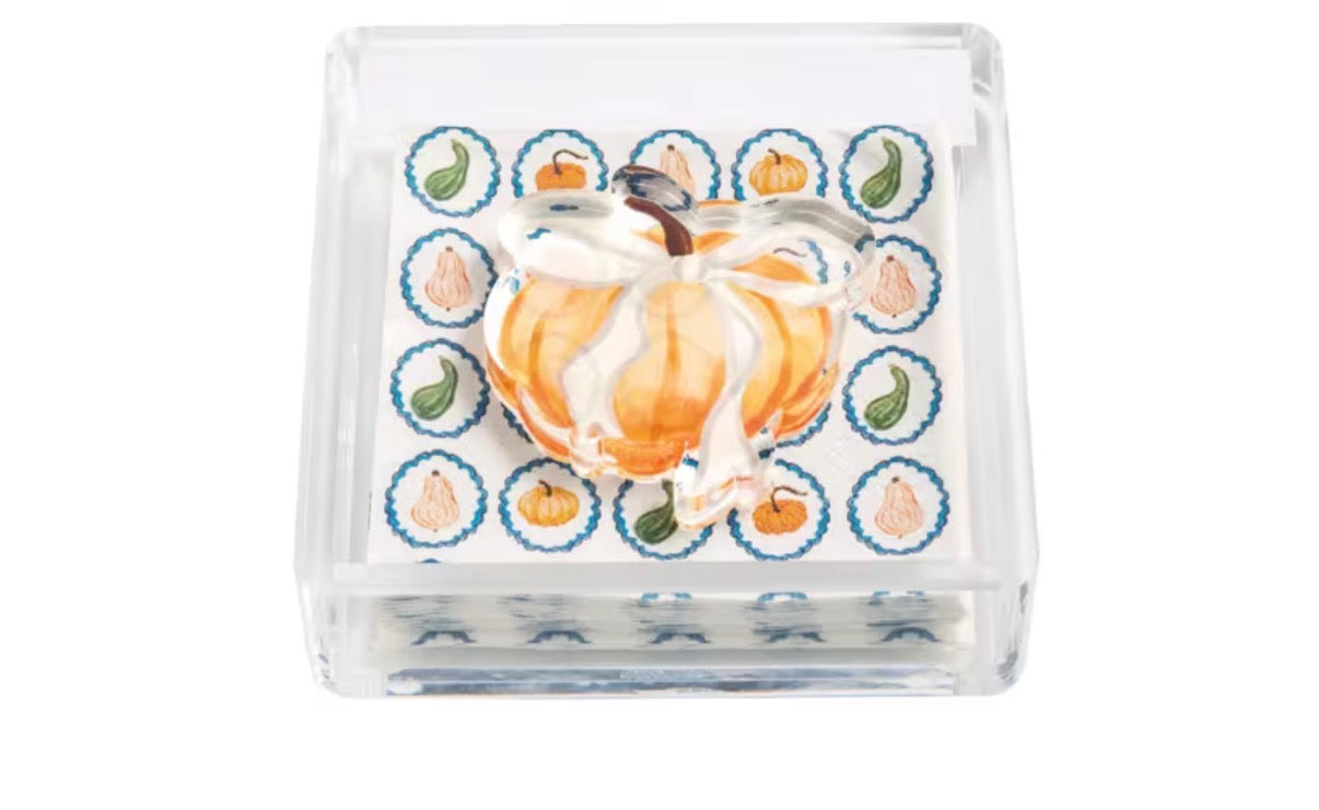 Pumpkin Patterned Napkin Holder