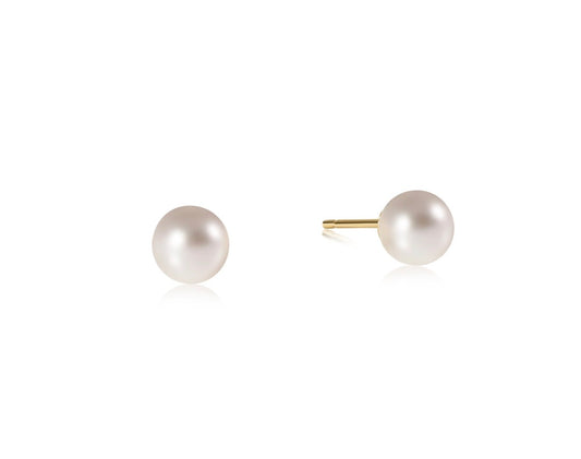 classic 6mm ball stud - pearl