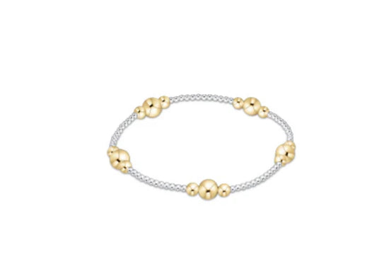 Purpose Gold 6mm Bead Bracelet- Mixed Metal