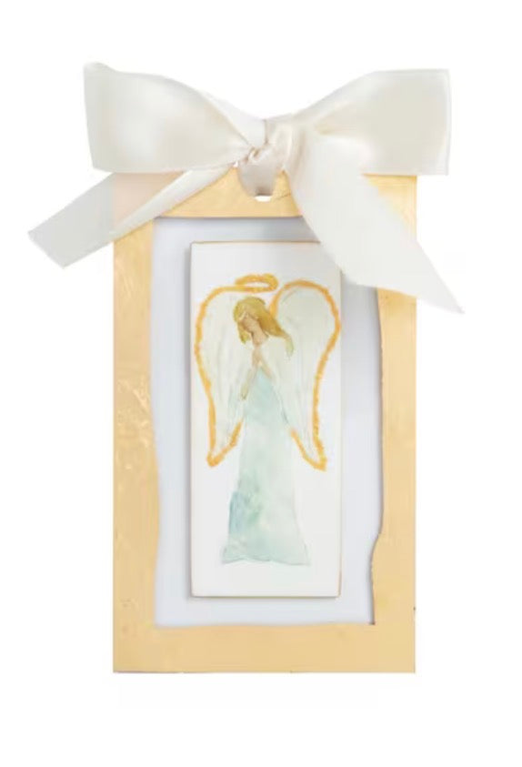 Gold Edge Acrylic Ornament