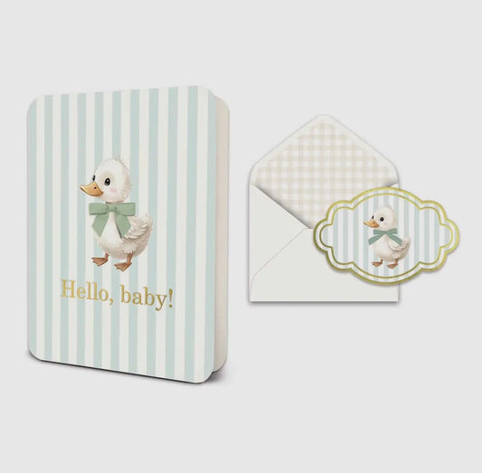 Waddle Baby Deluxe Greeting Card