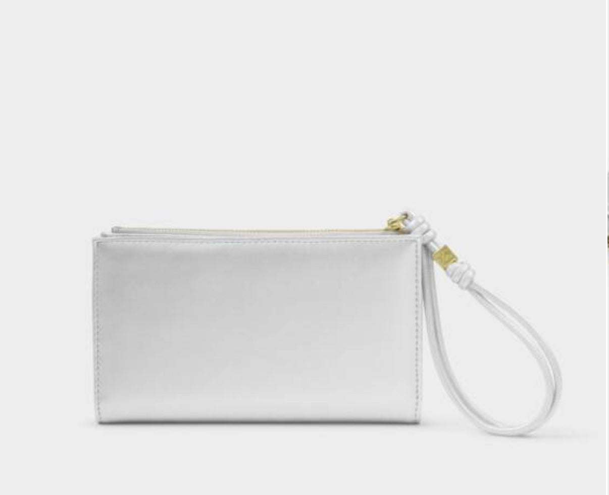 Arden Braided Mini Bag - Silver