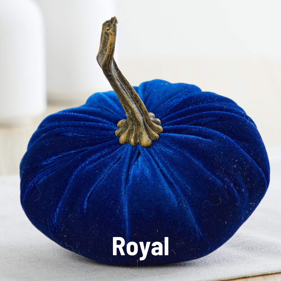 Pumpkin Small Velvet: Avocado