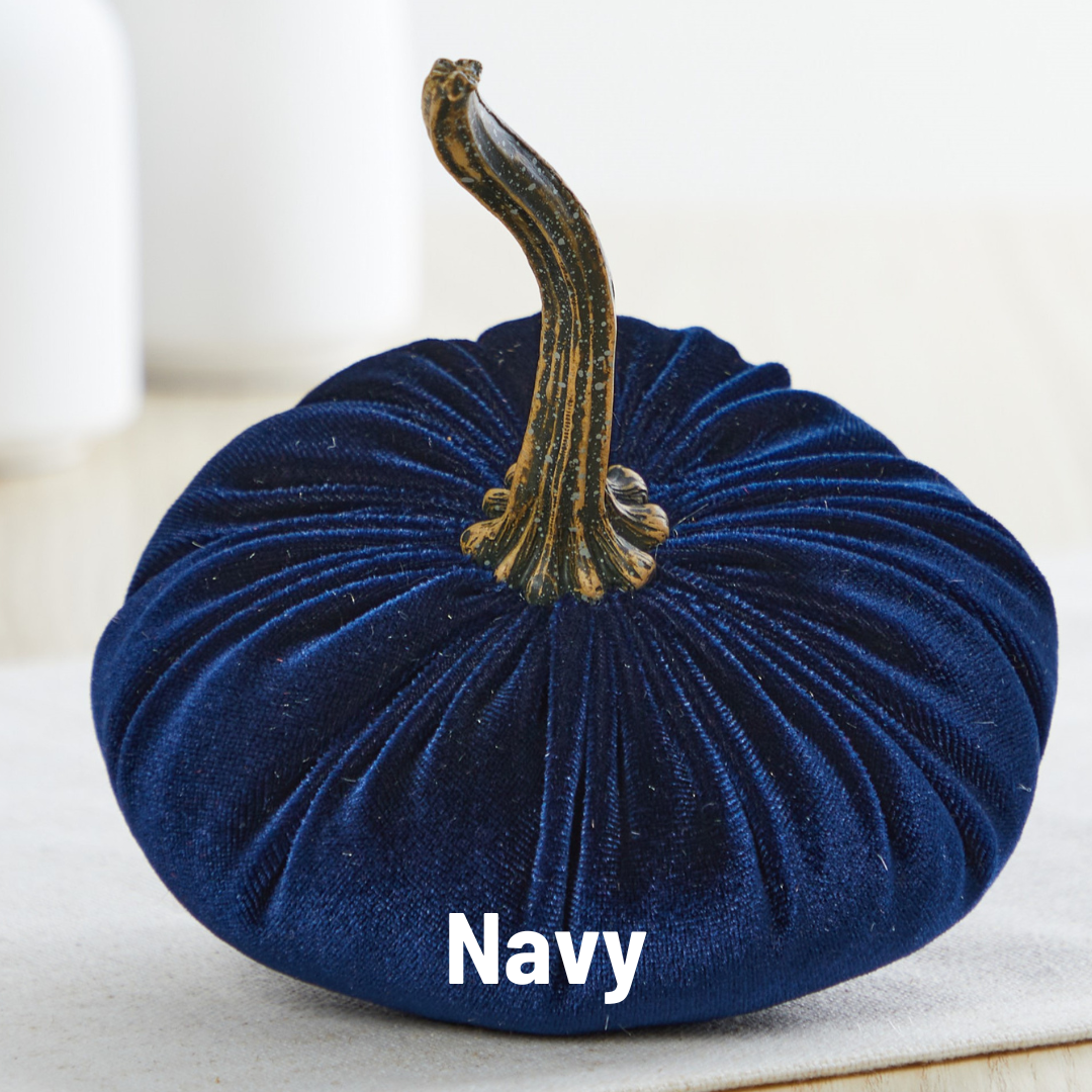 Pumpkin Small Velvet: Avocado