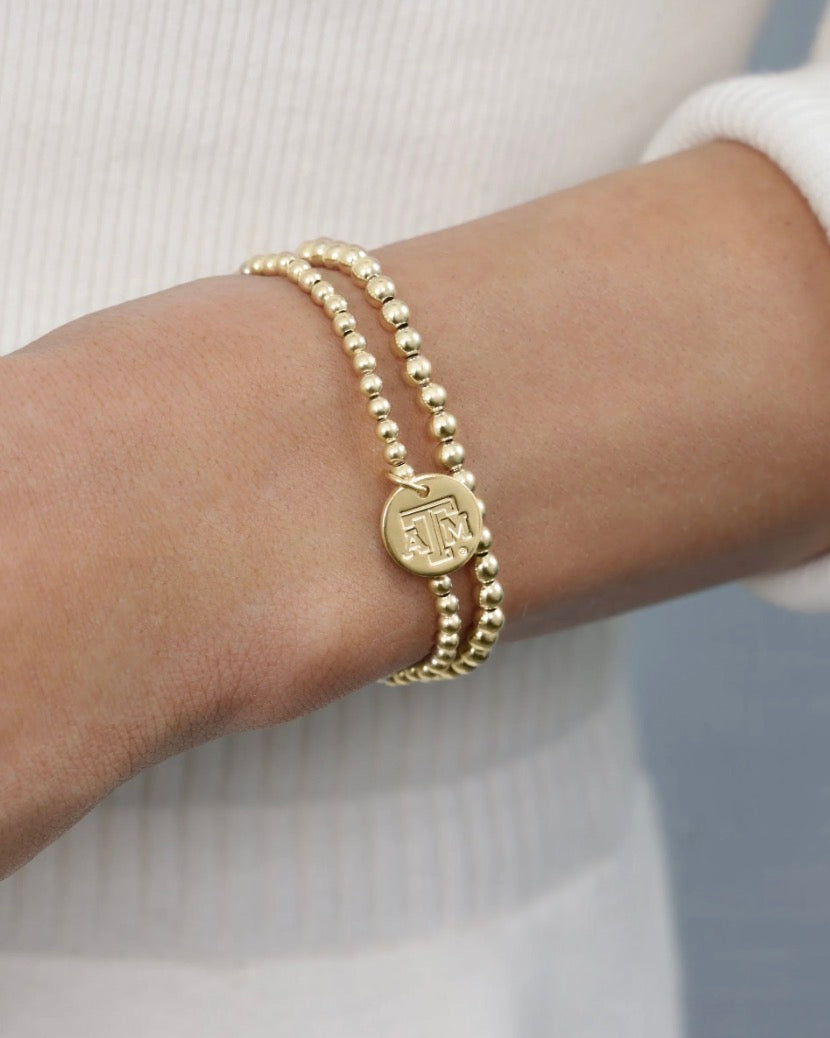 eCollegiate Classic Gold 3mm Bracelet