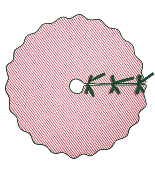 Block Print Tree Skirt