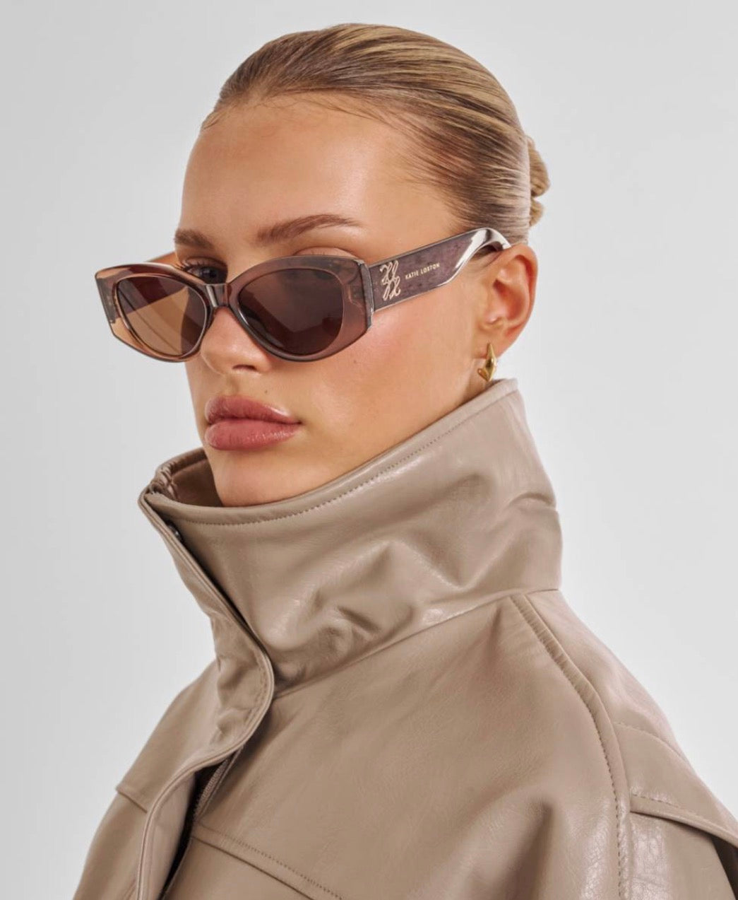 Rimini Sunglasses- Transparent Chocolate