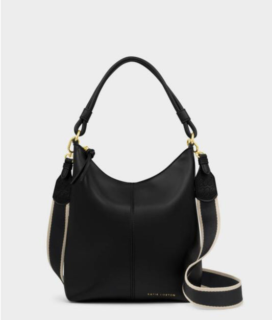 Hallie Satchel Bag- Black