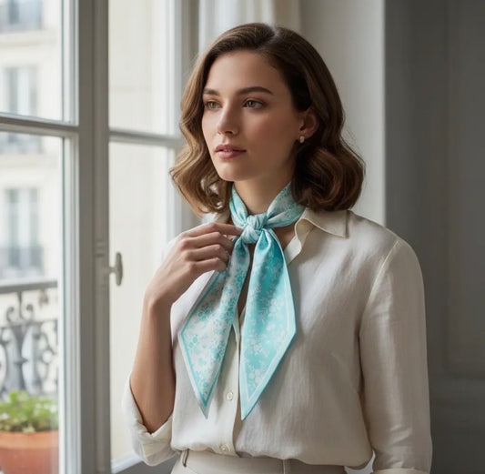Twirl & Tie Scarf Accessory- Something Blue
