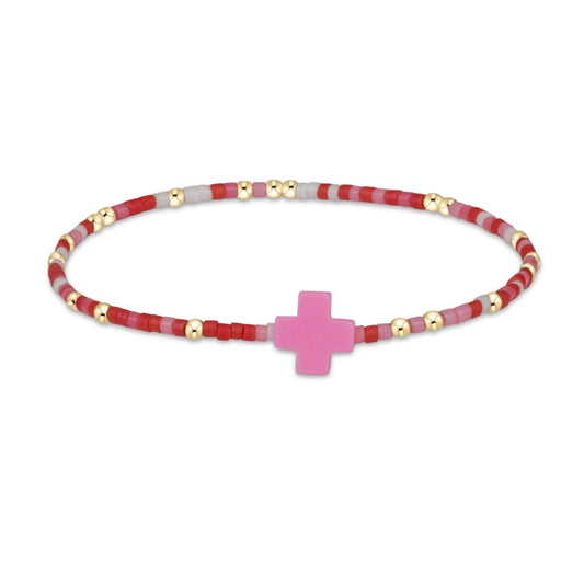 egirl Hope Unwritten Signature Cross Bracelet - kind of a pig deal