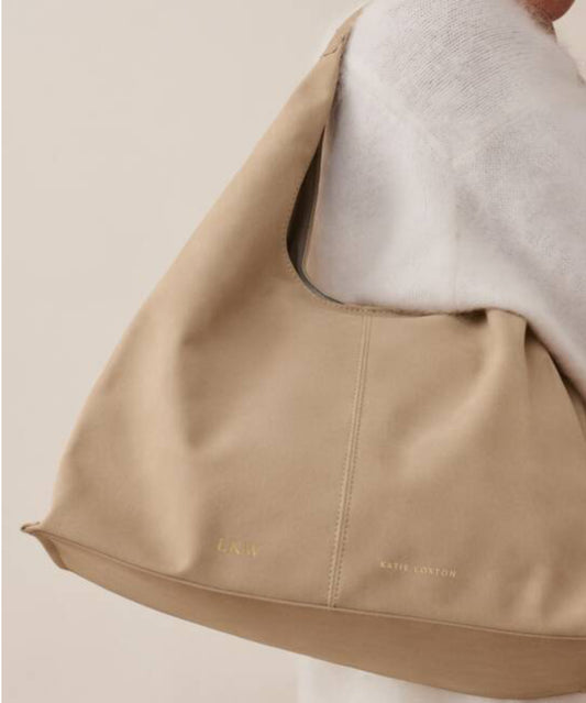 Laila Slouch Shoulder Bag- Light Taupe