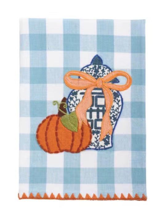 APPLIQUE TOPIARY TOWEL