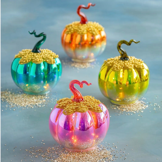 LIGHTED PAVÉ PUMPKIN