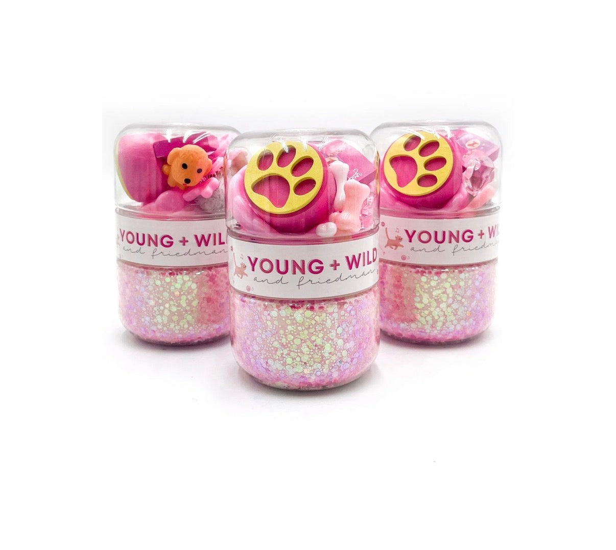 Grab & Go Dough Jar - Pink Pet Shop