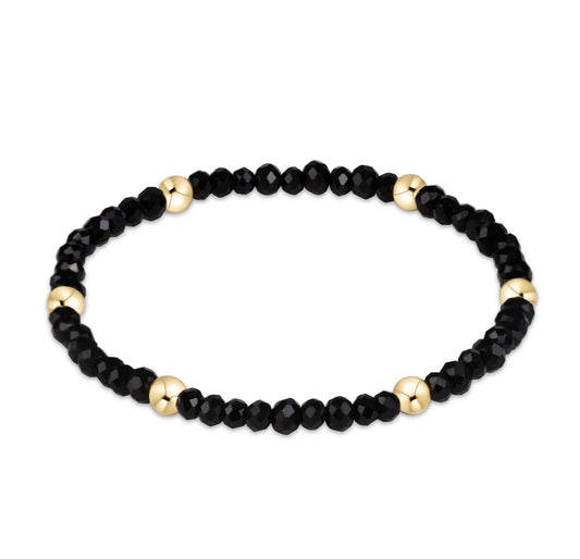 gameday flirty presence bracelet - black