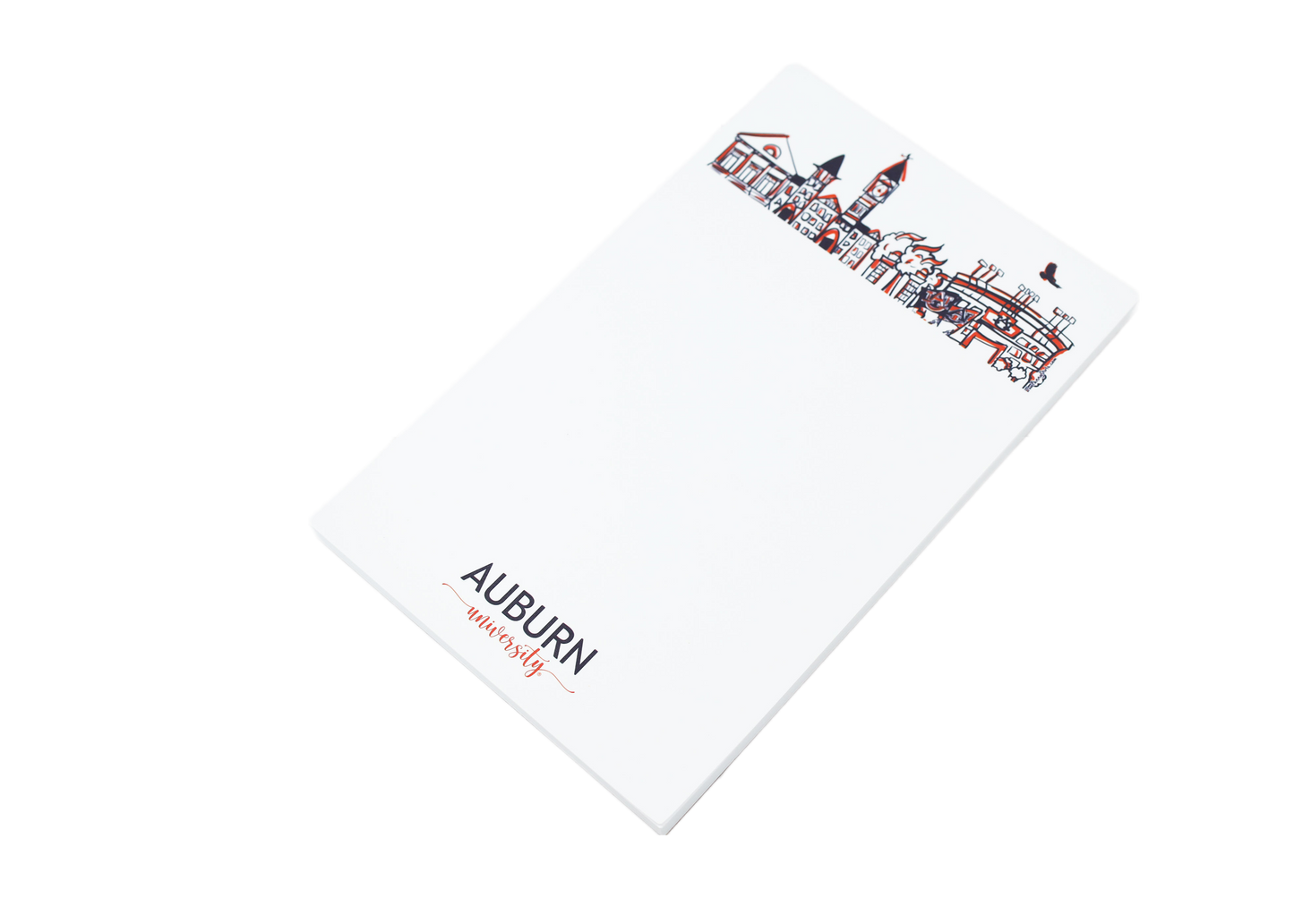 Campus Skyline Notepad - Auburn