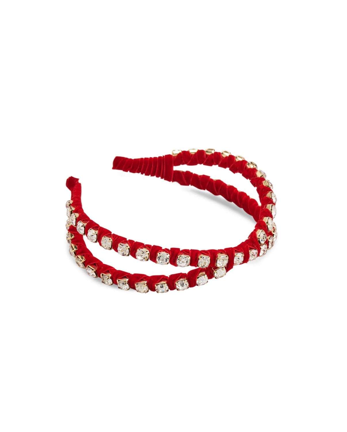 Rhinestone Double Headband