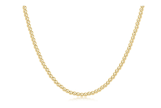 17” Choker Classic Gold 3mm Bead