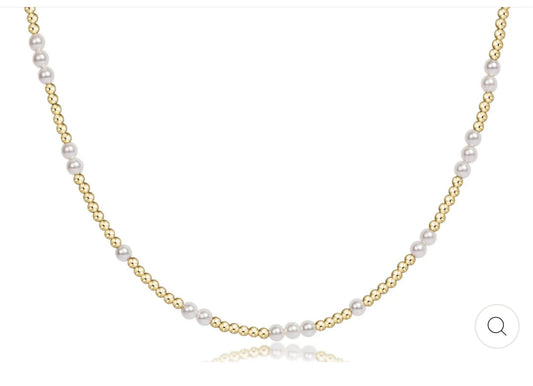 17” Choker Hope Unwritten 3mm Pearl